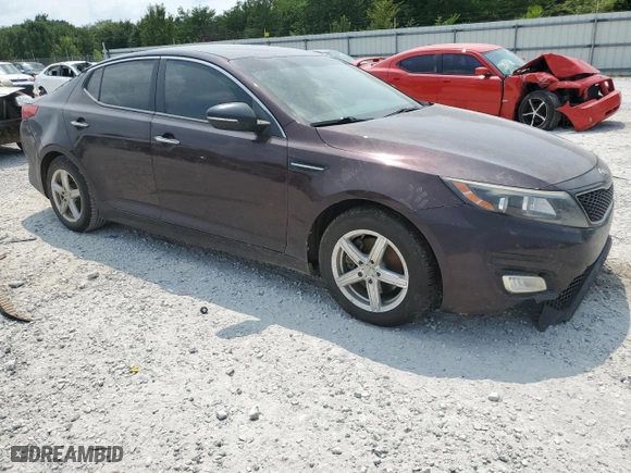 2015 Kia Optima LX with VIN 5XXGM4A73FG358013, listed as a Copart auction lot 82112314 with 135,264 mi miles and Salvage Title. Bid and sale history available at carsss.com. Image 4.