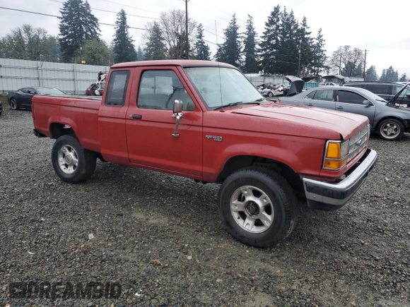 1990 Ford Ranger XLT with VIN 1FTCR15X6LPB44730, listed as a Copart auction lot 87076334 with 91,204 mi miles and Salvage Title. Bid and sale history available at DreamBid. Image 4.