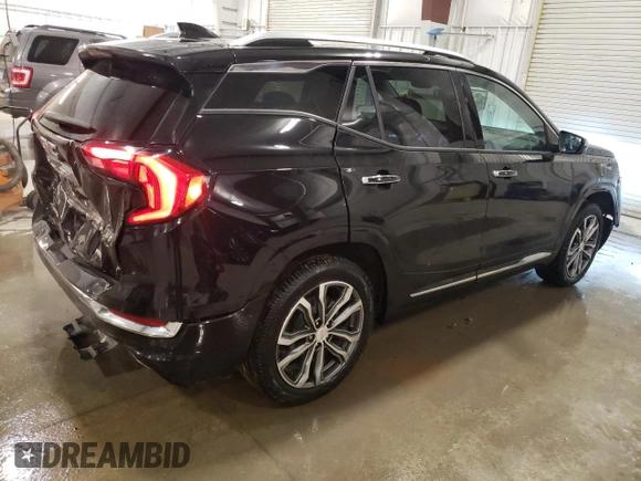 2019 GMC Terrain Denali with VIN 3GKALXEX1KL265689, listed as a Copart auction lot 49067985 with 71,714 mi miles and Salvage Title. Bid and sale history available at DreamBid. Image 3.