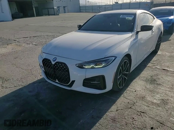 2021 BMW 4 Series 430i with VIN WBA53AP05MCG20694, listed as a Copart auction lot 85228344 with 25,979 mi miles and Salvage Title. Bid and sale history available at DreamBid. Image 11.