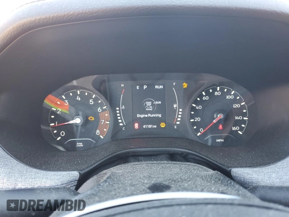 2022 Jeep Compass North with VIN 3C4NJDBB0NT170023, listed as a Copart auction lot 76602004 with 41,191 mi miles and Salvage Title. Bid and sale history available at DreamBid. Image 9.