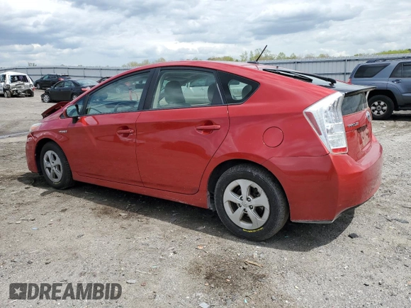 2010 Toyota Prius II with VIN JTDKN3DU7A0130285, listed as a Copart auction lot 53169605 with 212,909 mi miles and Salvage Title. Bid and sale history available at DreamBid. Image 2.