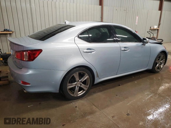 2011 Lexus IS 250 with VIN JTHBF5C25B5151146, listed as a Copart auction lot 82755984 with 168,462 mi miles and Salvage Title. Bid and sale history available at DreamBid. Image 3.