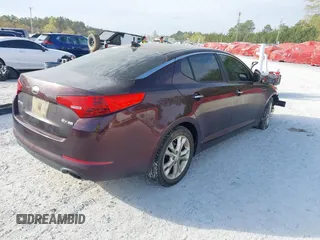2013 Kia Optima EX with VIN 5XXGN4A72DG193243, listed as a IAAI auction lot 41895565 with 203,846 mi miles. Bid and sale history available at carsss.com. Image 4.