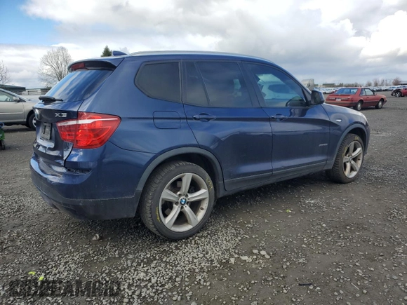2017 BMW X3 xDrive28i with VIN 5UXWX9C55H0T00256, listed as a Copart auction lot 47207465 with 113,792 mi miles and Salvage Title. Bid and sale history available at DreamBid. Image 3.