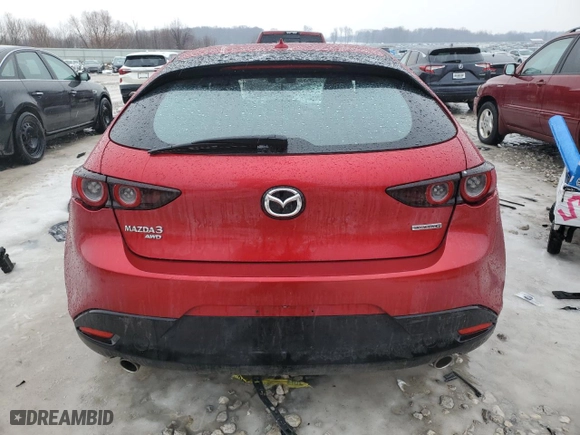2020 Mazda Mazda3 Hatchback Premium Package with VIN JM1BPBNM3L1162022, listed as a Copart auction lot 41832675 with 87,819 mi miles and Clean Title. Bid and sale history available at carsss.com. Image 6.