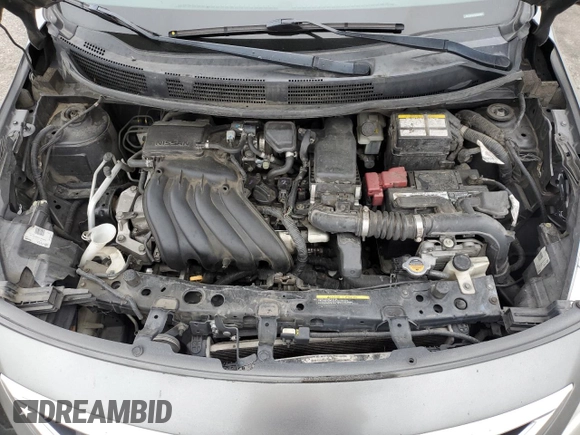 2016 Nissan Versa S with VIN 3N1CN7AP5GL916904, listed as a Copart auction lot 52231235 with 320,229 mi miles and Salvage title. Bid and sale history available at DreamBid. Image 12.