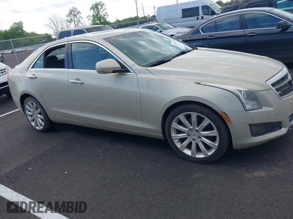 2014 Cadillac ATS Luxury AWD with VIN 1G6AH5RX6E0155382, listed as a IAAI auction lot 42025727 with 104,862 mi miles and . Bid and sale history available at carsss.com. Image 13.
