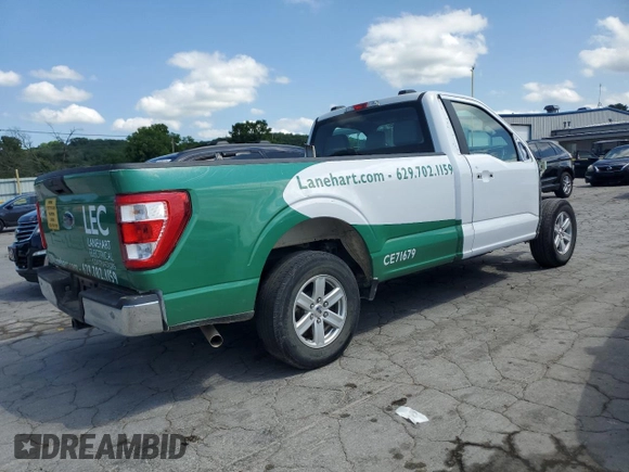 2021 Ford F-150 XL с VIN 1FTMF1CB7MKD44342, выставлен на аукционе Copart как лот 56133245 с пробегом 107 026 миль миль и Списание • Salvage title. История ставок и продаж доступна на DreamBid. Изображение 3.