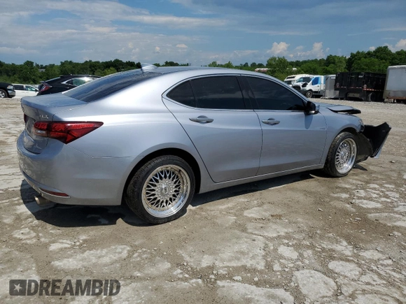 2015 Acura TLX Technology with VIN 19UUB3F55FA002721, listed as a Copart auction lot 55875264 with 90,083 mi miles and Salvage title. Bid and sale history available at DreamBid. Image 3.