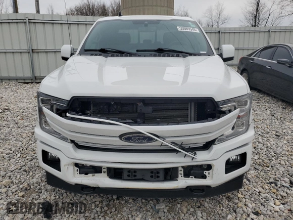 2020 Ford F-150 XL with VIN 1FTEW1EP5LFC61593, listed as a Copart auction lot 50969545 with 72,081 mi miles and Salvage Title. Bid and sale history available at carsss.com. Image 5.