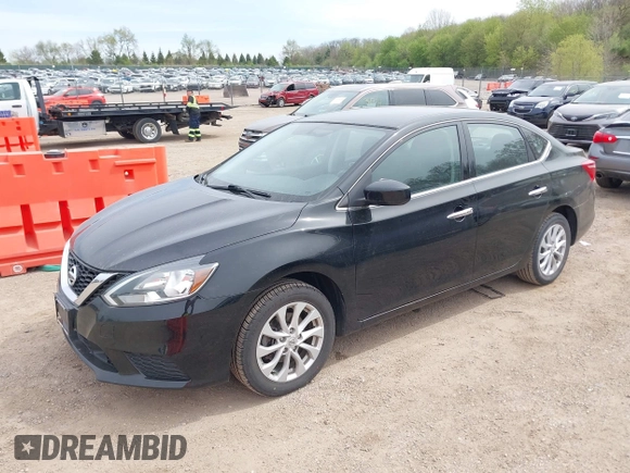 2018 Nissan Sentra SV with VIN 3N1AB7AP8JL623201, listed as a IAAI auction lot 42164867 with 89,397 mi miles. Bid and sale history available at carsss.com. Image 2.