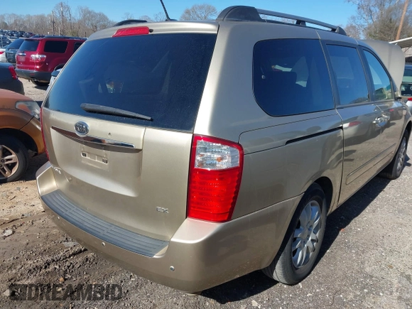 2009 Kia Sedona LX with VIN KNDMB233496278214, listed as a IAAI auction lot 41815456 with 205,799 mi miles. Bid and sale history available at carsss.com. Image 4.