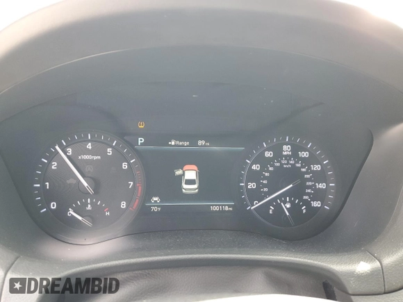 2018 Genesis G80 Sport with VIN KMHGN4JB2JU262468, listed as a Copart auction lot 50961045 with 100,118 mi miles and Salvage title. Bid and sale history available at DreamBid. Image 9.