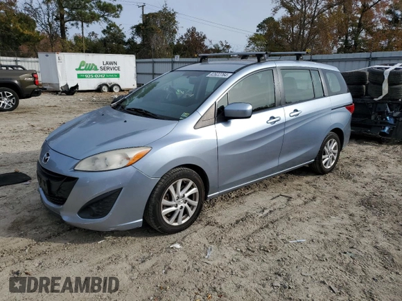 2012 Mazda 5 Sport с VIN JM1CW2BL2C0118957, выставлен на аукционе Copart как лот 82622764 с пробегом 107 691 миль миль и Списание • Salvage title. История ставок и продаж доступна на DreamBid. Изображение 1.