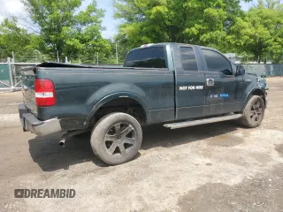 2006 Ford F-150 XLT with VIN 1FTPX12526NA21906, listed as a Copart auction lot 56587555 with 204,039 mi miles and Salvage title. Bid and sale history available at DreamBid. Image 3.