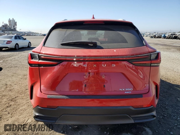 2023 Lexus NX with VIN 2T2AGCEZXPC020633, listed as a Copart auction lot 70345194 with 17,356 mi miles and Salvage Title. Bid and sale history available at carsss.com. Image 6.