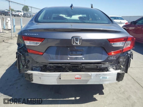 2021 Honda Accord Touring with VIN 1HGCV2F98MA010065, listed as a Copart auction lot 57679615 with 16,748 mi miles and Salvage title. Bid and sale history available at DreamBid. Image 6.