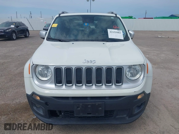 2017 Jeep Renegade Limited with VIN ZACCJADB6HPE93491, listed as a IAAI auction lot 42155903 with 149,115 mi miles and . Bid and sale history available at DreamBid. Image 12.