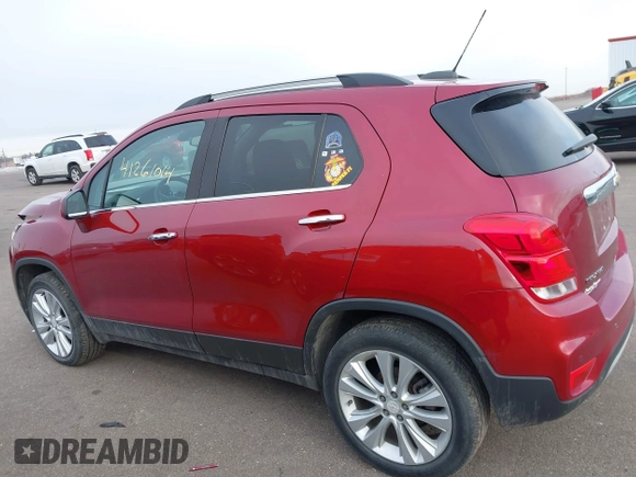 2018 Chevrolet Trax Premier with VIN 3GNCJRSBXJL245395, listed as a IAAI auction lot 41261014 with 27,306 mi miles. Bid and sale history available at carsss.com. Image 14.
