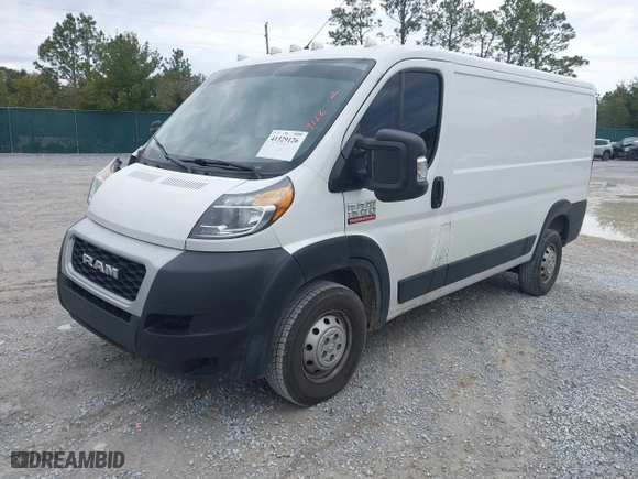 2021 Ram ProMaster Cargo Van with VIN 3C6LRVAG7ME560209, listed as a IAAI auction lot 41329126 with 121,130 mi miles. Bid and sale history available at carsss.com. Image 17.