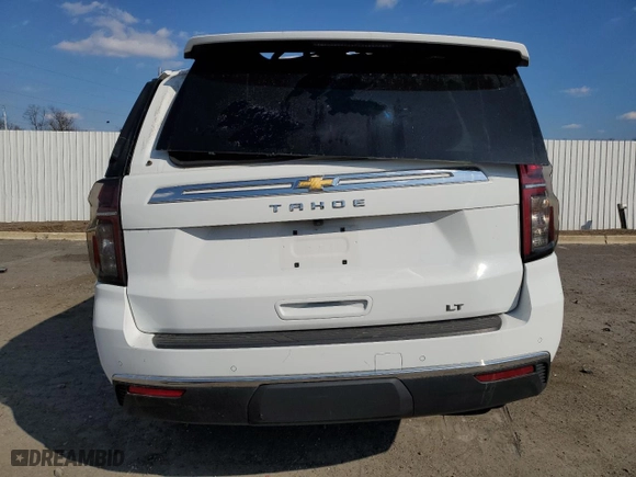 2023 Chevrolet Tahoe LT with VIN 1GNSKNKD2PR285362, listed as a Copart auction lot 46849505 with 48,251 mi miles and Clean Title. Bid and sale history available at carsss.com. Image 6.