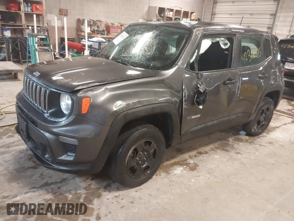 2019 Jeep Renegade Upland with VIN ZACNJBAB1KPJ91940, listed as a IAAI auction lot 42366985 with Not provided miles and . Bid and sale history available at DreamBid. Image 2.