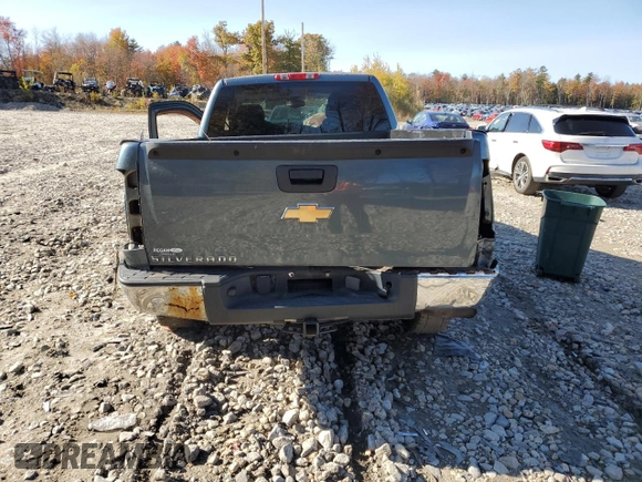 2007 Chevrolet Silverado 1500 Work Truck with VIN 2GCEK19JX71605384, listed as a Copart auction lot 76998034 with 0 mi miles and Salvage Title. Bid and sale history available at carsss.com. Image 6.