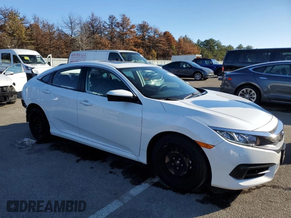 2018 Honda Civic EX with VIN 19XFC2F77JE207737, listed as a Copart auction lot 51356395 with 36,574 mi miles and Non Repairable. Bid and sale history available at DreamBid. Image 4.