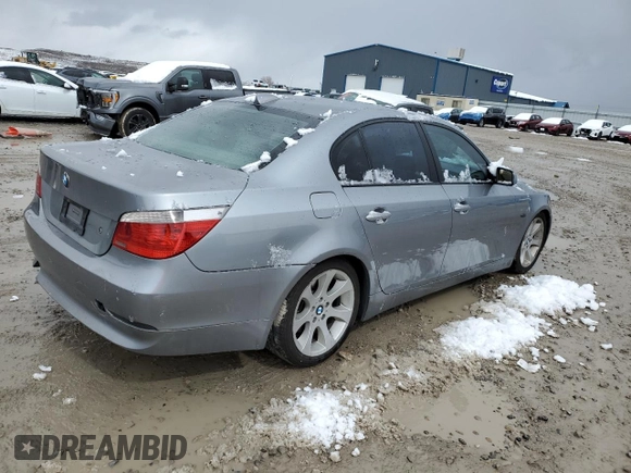 2004 BMW 5 Series 530i with VIN WBANA73554B058552, listed as a Copart auction lot 49549885 with 251,004 mi miles and Salvage Title. Bid and sale history available at DreamBid. Image 3.