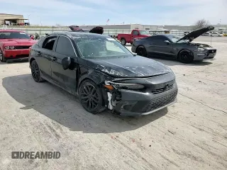 2024 Honda Civic Sedan Touring with VIN 2HGFE1F99RH303537, listed as a Copart auction lot 47682705 with 36,005 mi miles and Salvage Title. Bid and sale history available at carsss.com. Image 10.