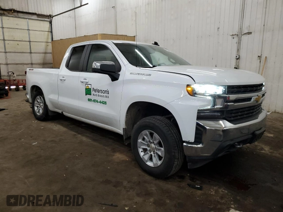 2021 Chevrolet Silverado 1500 LT with VIN 1GCRYDED0MZ224289, listed as a Copart auction lot 41636375 with 97,485 mi miles and Salvage Title. Bid and sale history available at DreamBid. Image 4.