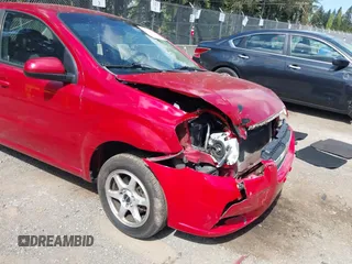 2010 Chevrolet Aveo 1LT with VIN KL1TD5DE2AB066437, listed as a IAAI auction lot 42100026 with 155,333 mi miles and . Bid and sale history available at DreamBid. Image 6.