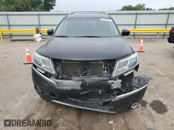 2016 Nissan Pathfinder SL with VIN 5N1AR2MM4GC612435, listed as a Copart auction lot 55487345 with 161,421 mi miles and Salvage title. Bid and sale history available at DreamBid. Image 5.