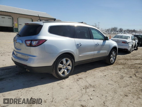 2016 Chevrolet Traverse LTZ with VIN 1GNKVJKD2GJ238668, listed as a Copart auction lot 48658965 with 106,924 mi miles and Salvage Title. Bid and sale history available at DreamBid. Image 3.