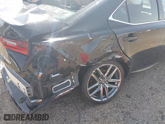 2015 Lexus IS 250 with VIN JTHCF1D22F5025957, listed as a IAAI auction lot 42059839 with 68,030 mi miles. Bid and sale history available at carsss.com. Image 18.