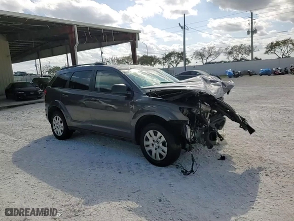 2018 Dodge Journey SE with VIN 3C4PDCAB5JT295699, listed as a Copart auction lot 48920235 with 0 mi miles and Salvage Title. Bid and sale history available at carsss.com. Image 14.
