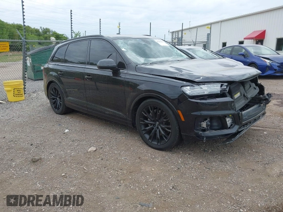 2018 Audi Q7 Prestige with VIN WA1VAAF79JD049196, listed as a IAAI auction lot 42307413 with 85,552 mi miles and . Bid and sale history available at DreamBid. Image 1.