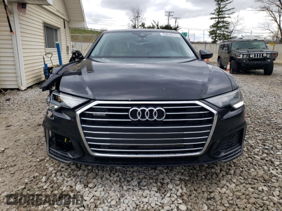 2019 Audi A6 Premium with VIN WAUK2AF24KN064126, listed as a Copart auction lot 53026015 with 55,664 mi miles and Salvage Title. Bid and sale history available at carsss.com. Image 5.
