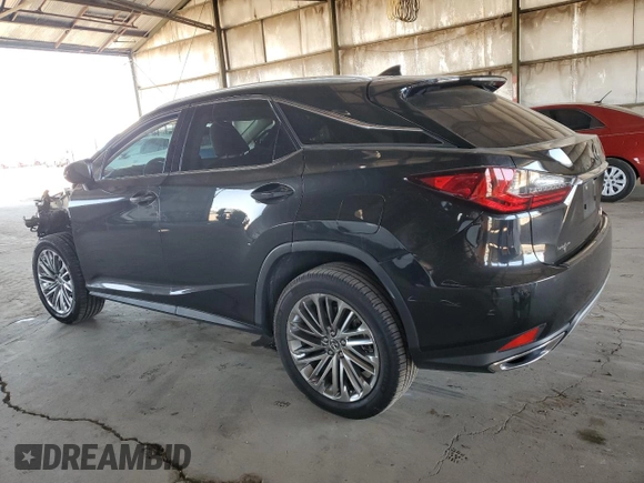 2022 Lexus RX with VIN 2T2JZMAA5NC250349, listed as a Copart auction lot 49899195 with 37,212 mi miles and Salvage Title. Bid and sale history available at carsss.com. Image 2.