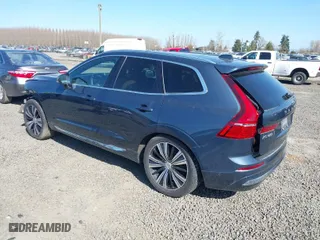 2022 Volvo XC60 Inscription with VIN YV4L12RL2N1026973, listed as a IAAI auction lot 41756354 with 43,535 mi miles. Bid and sale history available at carsss.com. Image 3.