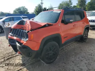 2018 Jeep Renegade Trailhawk с VIN ZACCJBCB1JPJ09336, выставлен на аукционе Copart как лот 63245575 с пробегом 71 032 миль миль и Списание • Salvage title. История ставок и продаж доступна на DreamBid. Изображение 1.