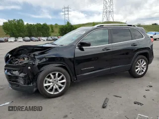 2014 Jeep Cherokee Limited with VIN 1C4PJLDS0EW148212, listed as a Copart auction lot 60464965 with 82,015 mi miles and Salvage title. Bid and sale history available at DreamBid. Image 1.