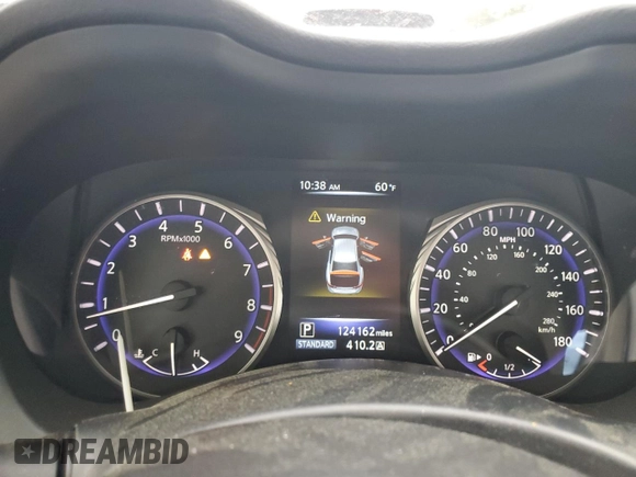 2014 Infiniti Q50 Premium z VIN JN1BV7AP1EM672554, wystawiony jako Copart lot #54788125 z przebiegiem 124 162 mil mil oraz Szkoda całkowita • Salvage title. Historia ofert i sprzedaży dostępna na DreamBid. Obrazek 9.