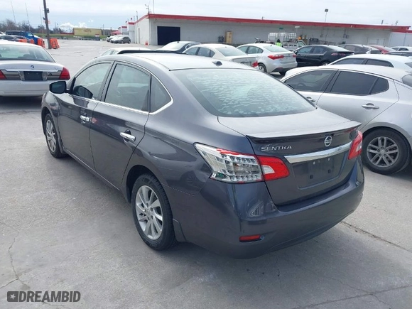 2015 Nissan Sentra S with VIN 3N1AB7APXFY378511, listed as a IAAI auction lot 41373081 with 143,120 mi miles. Bid and sale history available at carsss.com. Image 3.