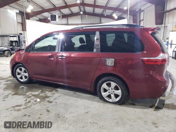 2015 Toyota Sienna LE AAS with VIN 5TDKK3DC1FS670395, listed as a Copart auction lot 45712865 with 126,693 mi miles and Salvage Title. Bid and sale history available at carsss.com. Image 2.