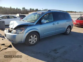 2004 Nissan Quest SE with VIN 5N1BV28U14N331087, listed as a Copart auction lot 79822814 with 190,637 mi miles and Salvage Title. Bid and sale history available at carsss.com. Image 1.