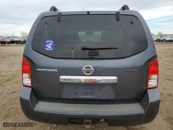 2011 Nissan Pathfinder Silver with VIN 5N1AR1NBXBC621253, listed as a Copart auction lot 83152894 with 210,531 mi miles and Salvage Title. Bid and sale history available at carsss.com. Image 6.