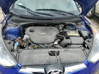 2012 Hyundai Veloster w/Black Int with VIN KMHTC6AD1CU054618, listed as a Copart auction lot 54015373 with 82,443 mi miles and Salvage title. Bid and sale history available at DreamBid. Image 11.