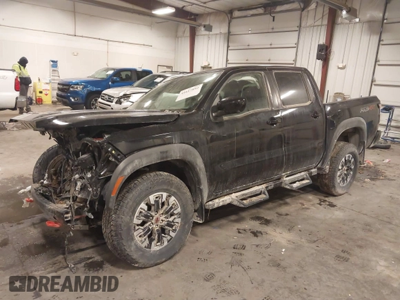 2024 Nissan Frontier SV with VIN 1N6ED1EK7RN611313, listed as a IAAI auction lot 41617892 with 4,425 mi miles and . Bid and sale history available at DreamBid. Image 2.